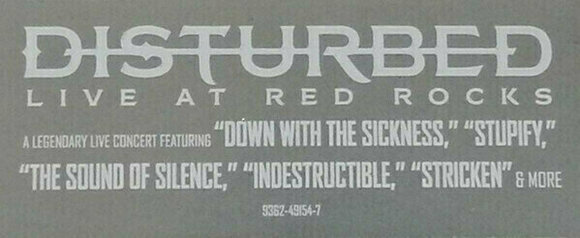 Vinyl Record Disturbed - Live At Red Rocks (2 LP) - 4