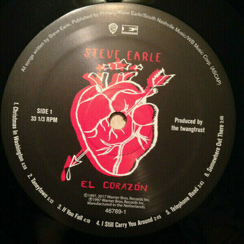 Disque vinyle Steve Earle - RSD - El Corazón (LP) - 6