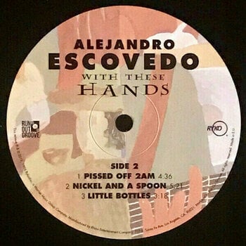 Vinyl Record Alejandro Escovedo - With These Hands (2 LP) - 3