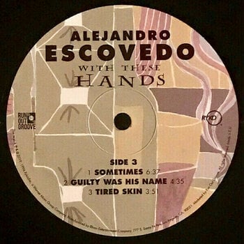 Vinyl Record Alejandro Escovedo - With These Hands (2 LP) - 4