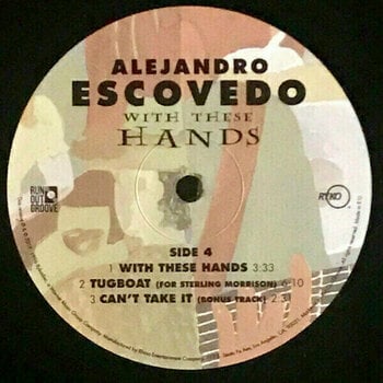 Vinyl Record Alejandro Escovedo - With These Hands (2 LP) - 5