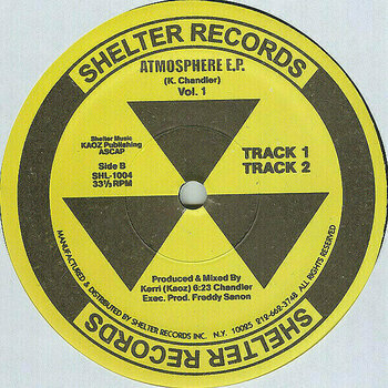 Vinylskiva Kerri Chandler - Atmosphere E.P. Vol. 1 (Clear Coloured) (LP) - 2