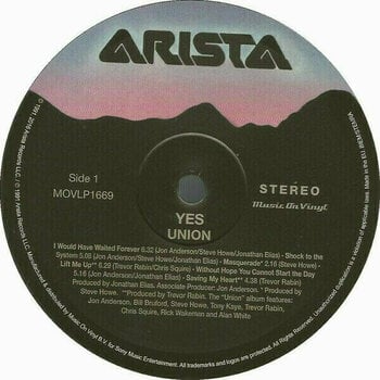 Vinyl Record Yes - Union (LP) - 2
