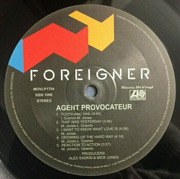 Vinyl Record Foreigner - Agent Provocateur (LP) - 3