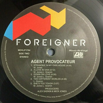 tirar a la basura láser clásico Foreigner Agent Provocateur (Vinyl LP) - Muziker