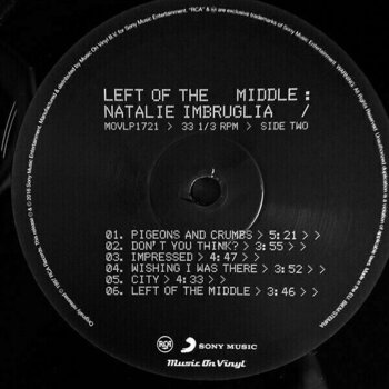 Disque vinyle Natalie Imbruglia - Left of the Middle (LP) - 7