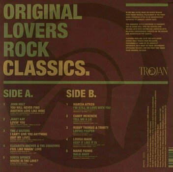 Vinyl Record Various Artists - Original Lovers Rock Classics (LP) - 2