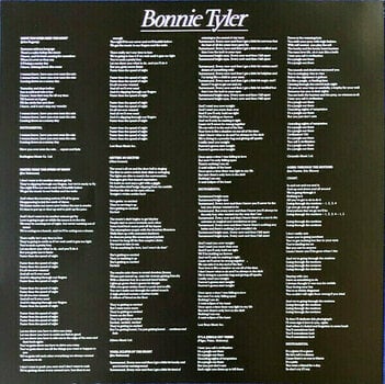 Δίσκος LP Bonnie Tyler - Faster Than the Speed of Night (LP) - 3