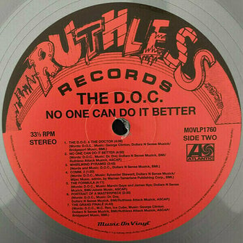 Vinyl Record D.O.C. - No One Can Do It Better (LP) - 4