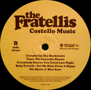 Vinyl Record Fratellis - Costello Music (LP) - 4