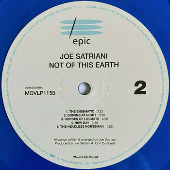 LP deska Joe Satriani - Not of This Earth (LP) - 4