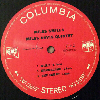 Disco de vinil Miles Davis Quintet - Miles Smiles (LP) - 4