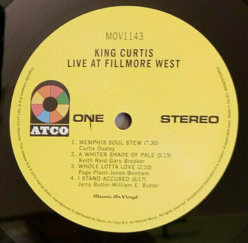 Vinyl Record King Curtis - Live At Fillmore West (LP) - 5