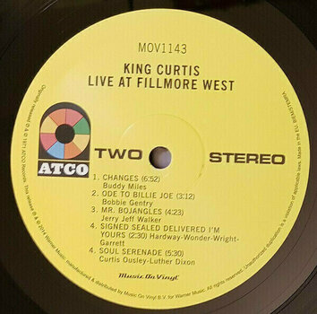 Vinyl Record King Curtis - Live At Fillmore West (LP) - 6