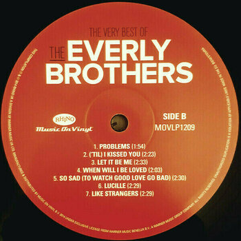 Vinyl Record Everly Brothers - Very Best of (2 LP) - 3