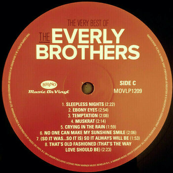Vinyl Record Everly Brothers - Very Best of (2 LP) - 4
