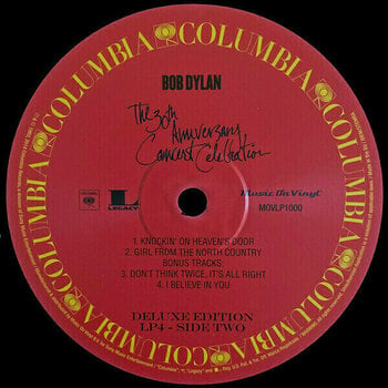 Vinyl Record Bob Dylan - The 30th Anniversary Concert Celebration (4 LP) - 9