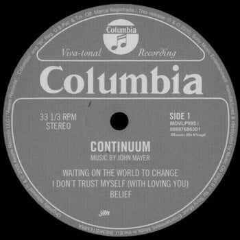 Vinyl Record John Mayer - Continuum (2 LP) - 2