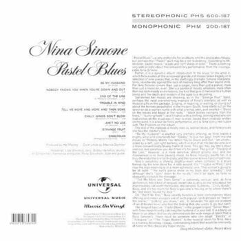 Vinyylilevy Nina Simone - Pastel Blues (Audiophile Pressing) (LP) - 2