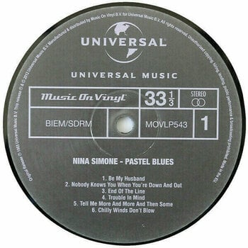 Disque vinyle Nina Simone - Pastel Blues (Audiophile Pressing) (LP) - 3