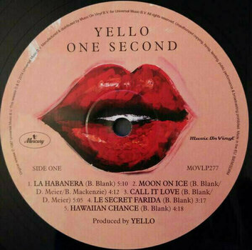 Vinylskiva Yello - One Second (LP) - 2