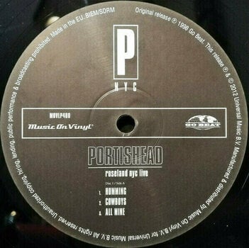Vinyl Record Portishead - Roseland Nyc Live (2 LP) - 6