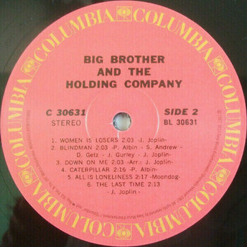 Vinyl Record Janis Joplin - Big Brother & the Holding Company (LP) - 4