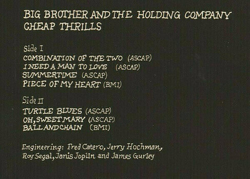 Disco de vinil Janis Joplin - Cheap Thrills (LP) - 6