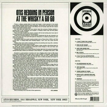 Vinylplade Otis Redding - In Person At the Whiskey a Go Go (LP) - 2