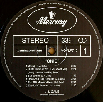 Vinyl Record JJ Cale - Okie (LP) - 3
