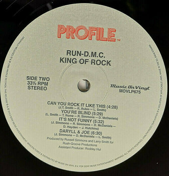 Vinyl Record Run DMC - King of Rock (LP) - 5