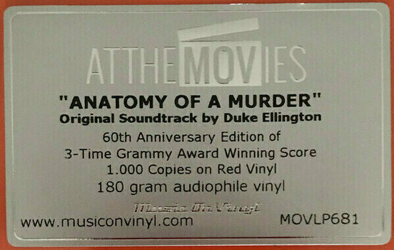 Vinyl Record Duke Ellington - Anatomy of a Murder (OST) (LP) - 6