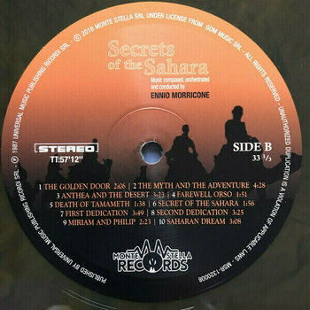 Płyta winylowa Ennio Morricone - Secret Of The Sahara (LP) - 5