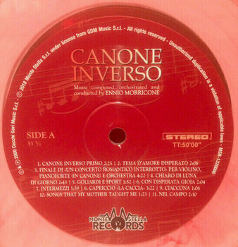 Disque vinyle Ennio Morricone - Canone Inverso (LP) - 4