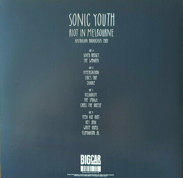 Vinyl Record Sonic Youth - Riot In Melbourne (2 LP) - 2