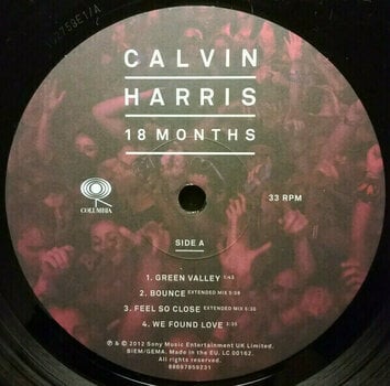 Vinyl Record Calvin Harris 18 Months (2 LP) - 2