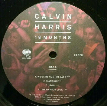 Vinyl Record Calvin Harris 18 Months (2 LP) - 3