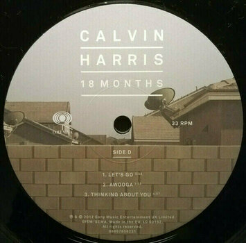 Vinyl Record Calvin Harris 18 Months (2 LP) - 5