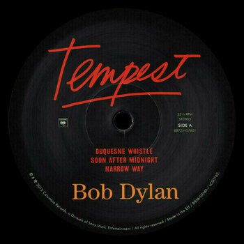 Disque vinyle Bob Dylan Tempest (3 LP) - 6