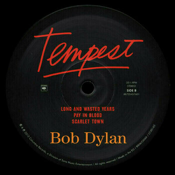 Disque vinyle Bob Dylan Tempest (3 LP) - 7