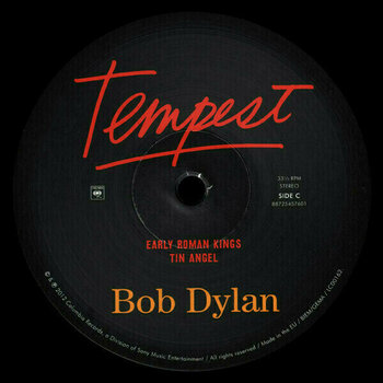 Vinyl Record Bob Dylan Tempest (3 LP) - 8