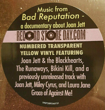 Disco de vinil Joan Jett - Bad Reputation (Transparent Yellow) (LP) - 5