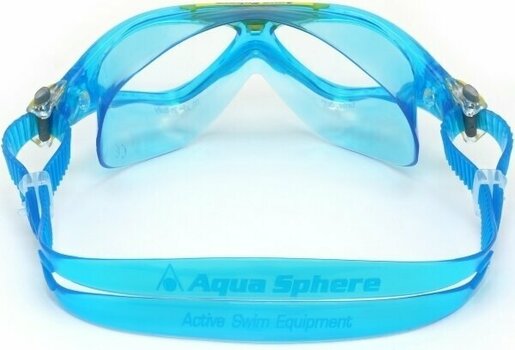 Swimming Goggles Aqua Sphere Swimming Goggles Vista Junior Clear Lens Aqua/Yellow Junior - 4