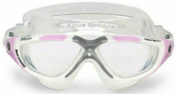 Swimming Goggles Aqua Sphere Swimming Goggles Vista Lady Clear Lens White/Pink UNI - 2
