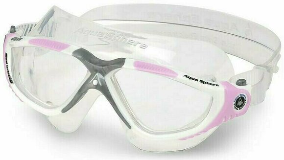 Swimming Goggles Aqua Sphere Swimming Goggles Vista Lady Clear Lens White/Pink UNI - 3