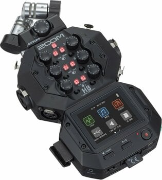 Hordozható felvevő Zoom H8 Fekete - 3