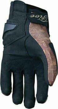Motorcycle Gloves Five RS3 Replica Woman Flower Brown S Motorcycle Gloves - 2