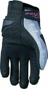 Motorcycle Gloves Five RS3 Replica Woman Flowers Grey M Motorcycle Gloves - 2