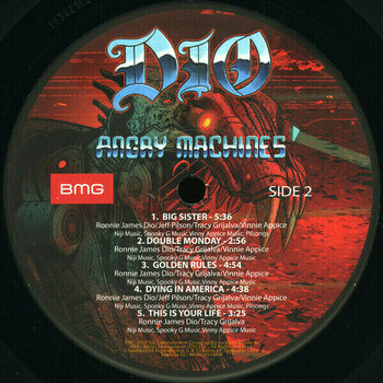 Vinyl Record Dio - Angry Machines (LP) - 6
