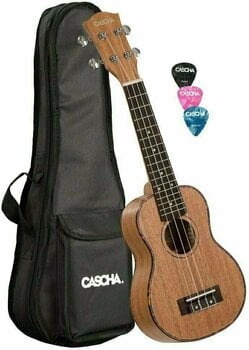 Sopránové ukulele Cascha HH 2026 Premium Sopránové ukulele Natural - 2